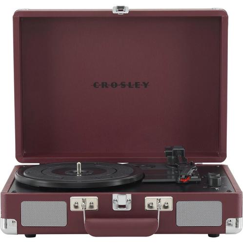 Crosley CR8005F-BU4 Cruiser Plus Burgundy platenspeler, Muziek en Instrumenten, Dj-sets en Draaitafels, Verzenden