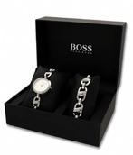 Hugo Boss Chain Giftbox Horloge & Armband 26 mm, Nieuw, Verzenden