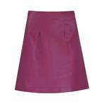 Skills & Genes • paarse faux leather rok • 40 (IT46), Maat 38/40 (M), Verzenden, Paars, Nieuw