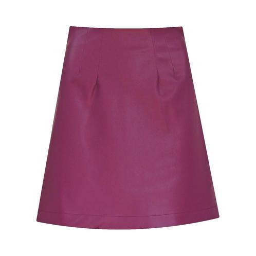 Skills & Genes • paarse faux leather rok • 40 (IT46), Kleding | Dames, Rokken, Paars, Nieuw, Maat 38/40 (M), Verzenden