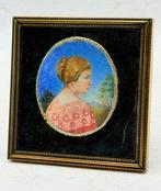 Franse school (XIX) - Retrato de Dama