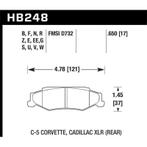 Hawk 97-06 Corvette (incl C5 Z06) HPS Street Rear Brake Pads, Ophalen of Verzenden, Nieuw