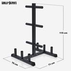 Halterrek - Halterstandaard - Tot 300 kg  - GORILLA SPORTS®, Sport en Fitness, Fitnessmaterialen, Verzenden, Zo goed als nieuw