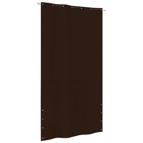 vidaXL Balkonscherm 140x240 cm oxford stof bruin, Tuin en Terras, Zonneschermen, Nieuw, Verzenden