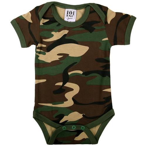 Romper Baby camouflage woodland met korte mouw-62/68 NIEUW, Kinderen en Baby's, Babykleding | Maat 62, Nieuw, Ophalen of Verzenden