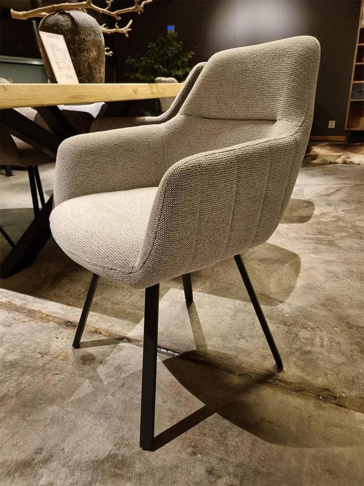 Stoel met armleuning | draaibaar | uit voorraad | actieprijs, Huis en Inrichting, Stoelen, Vijf, Zes of meer stoelen, Overige kleuren