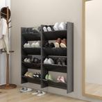 vidaXL Wandschoenenkasten 4 st 60x18x60 cm hout hoogglans, Verzenden, Nieuw