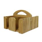 Teak Mok/bekerhouder quattro met handvat, Watersport en Boten, Accessoires en Onderhoud, Ophalen of Verzenden, Nieuw