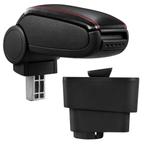 Armsteun Alfa Romeo MiTo vf 2008 kunstleer zwart en rood, Verzenden, Nieuw