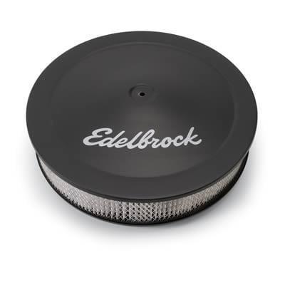 Luchtfilter edelbrock 14 inch zwart, Auto-onderdelen, Filters, Nieuw, Ophalen of Verzenden