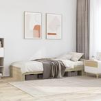 vidaXL Bedframe zonder matras hout sonoma eikenkleurig, Huis en Inrichting, Slaapkamer | Bedden, Eenpersoons, Bruin, Verzenden