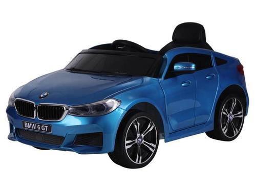 BMW 6 GT, Leder zitje, Rubberen banden, Kinder Accu Auto!, Kinderen en Baby's, Speelgoed | Buiten | Accuvoertuigen, Nieuw, Ophalen of Verzenden