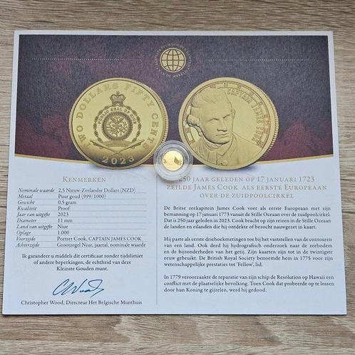 Nieuw-Zeeland. 25 Dollars 2023 0.5 gram gouden munt (.999), Postzegels en Munten, Munten | Europa | Niet-Euromunten