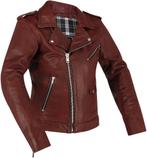 Richa Brighton Dames Rood Leren Motorjas, Motoren, Kleding | Motorkleding, Nieuw met kaartje, Verzenden, Jas | leer, Richa