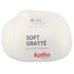 Katia Soft Gratté - 60 wit - Mohair-Look Acryl Garen, Hobby en Vrije tijd, Breien en Haken, Ophalen of Verzenden, Nieuw