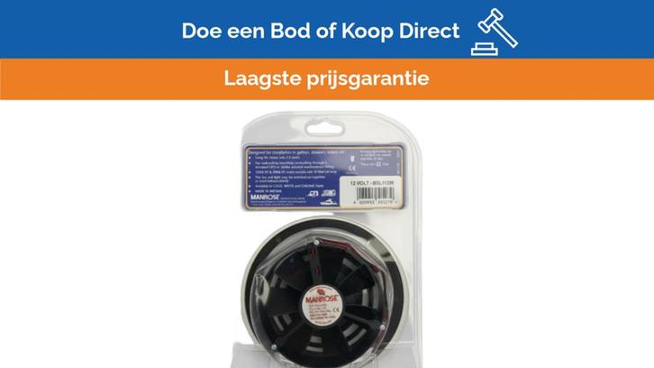 Bieden: Osculati BSL112W 12V Extraction, Watersport en Boten, Bootonderdelen, Kombuis en Sanitair, Nieuw, Zeilboot of Motorboot