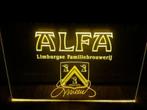 Alfa neon bord lamp LED cafe verlichting reclame lichtbak, Verzamelen, Merken en Reclamevoorwerpen, Verzenden, Nieuw