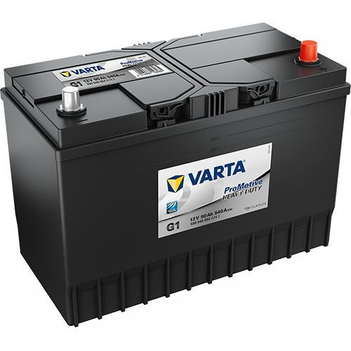 Varta Promotive Heavy Duty G1 accu | 590 040 054 | 12V 90Ah, Auto-onderdelen, Accu's en Toebehoren, Ophalen of Verzenden