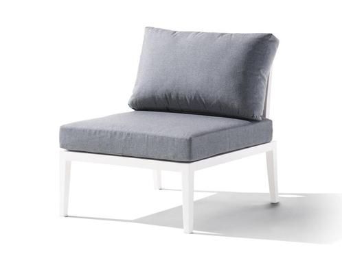 Sieger Cannes middengedeelte wit/grijs - Wit, Tuin en Terras, Tuinsets en Loungesets, Ophalen of Verzenden