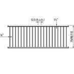 Spijlhek voor grootvee en jongvee 112 cm hoog, lengte 215 cm