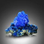 GROOT! 12,5 cm Elektrisch Blauw chalcanthietkristallen op