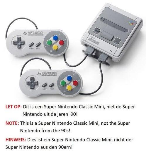 Super Nintendo (SNES) Classic Mini Console, Spelcomputers en Games, Spelcomputers | Nintendo Super NES, Zo goed als nieuw, Ophalen of Verzenden