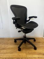 500 x Refurbished Herman Miller Aeron Bureaustoel - Graphite, Verzenden, Zwart, Zo goed als nieuw, Bureaustoel