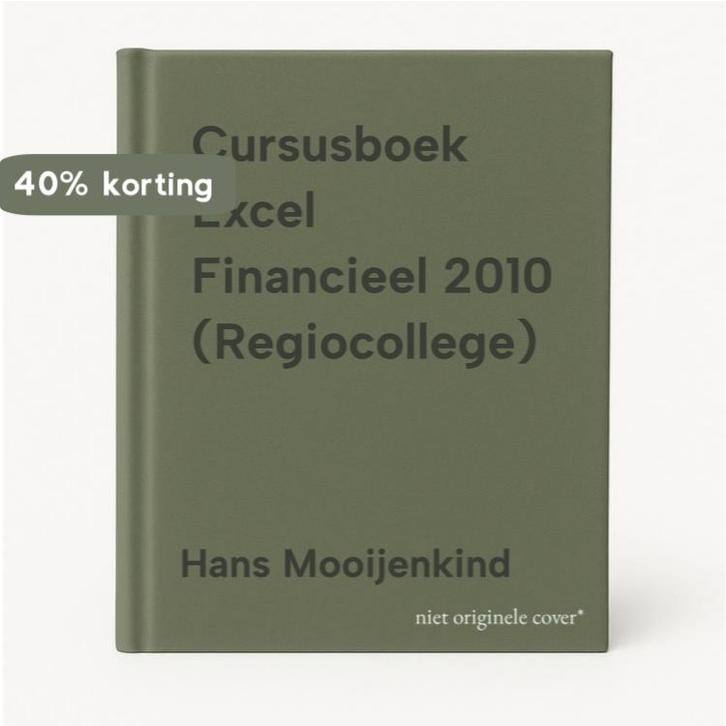 Cursusboek Excel Financieel 2010 (Regiocollege), Boeken, Informatica en Computer, Gelezen, Verzenden