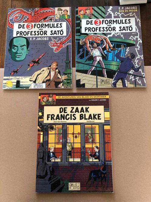 3 Albums Blake / Mortimer - E.P. Jacobs Bob de Moor Benoit, Verzamelen, Stripfiguren, Nieuw, Ophalen of Verzenden