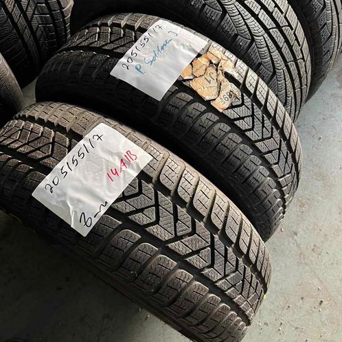 2 x Pirelli Sottozero 3 205-55-17 Winterbanden 8mm, Auto-onderdelen, Banden en Velgen, 17 inch, Winterbanden, 205 mm, Personenwagen
