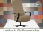 Leren relaxfauteuil Matrix elektrisch - Toledo Mocca, Huis en Inrichting, Fauteuils, Nieuw, Ophalen of Verzenden, 50 tot 75 cm