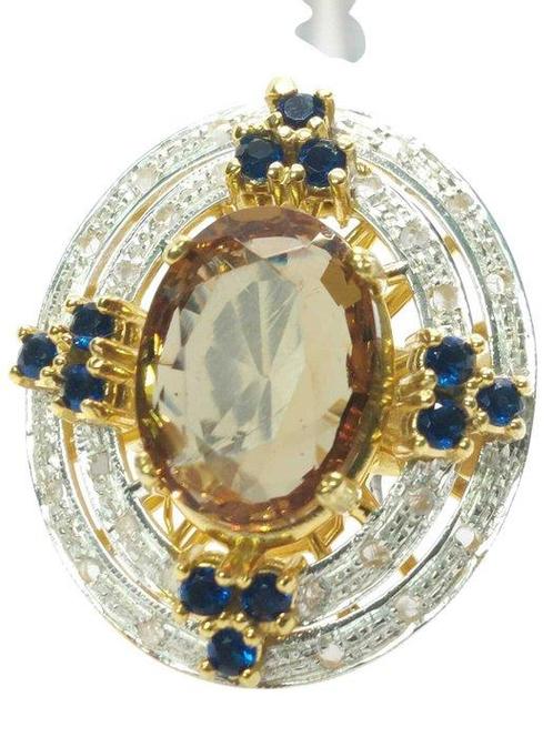 Zonder Minimumprijs - Ring - 9 kt. Geel goud, Zilver, Sieraden, Tassen en Uiterlijk, Ringen