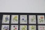Nederland - 25x Persoonlijke Postzegels (Bloemen), Gestempeld