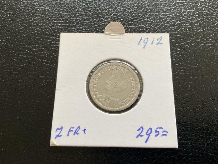 Nederland. Wilhelmina. 1/2 Gulden 1912 (Zonder minimumprijs), Postzegels en Munten, Munten | Nederland