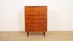 Vintage ladekast | Teak | 6 lades | 106 cm, Huis en Inrichting, Kasten | Ladekasten, Ophalen of Verzenden, Nieuw