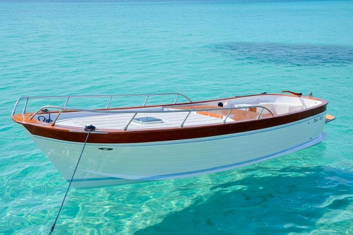 Gozzo Mimi Libeccio 8.50 Classic 110pk Full Options Cabine, Watersport en Boten, Sloepen, Snelvarend, Buitenboordmotor, 10 tot 30 pk