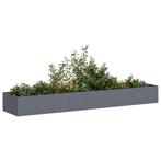vidaXL Plantenbak 360x80x40 cm staal antracietkleurig, Verzenden, Nieuw, Metaal