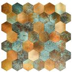 Zelfklevend Mozaïek Hexagon Patina, Ophalen of Verzenden, Nieuw