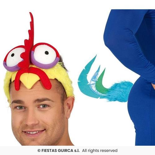 Kip set haarband en staart, Hobby en Vrije tijd, Feestartikelen, Feestartikel, Nieuw, Verzenden