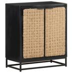 vidaXL Dressoir 60x35x70 cm massief mangohout, Huis en Inrichting, Verzenden, Nieuw, 50 tot 100 cm, 25 tot 50 cm