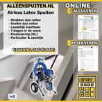 Latex spuiten || Online calculatie en reserveren IN3, Doe-het-zelf en Verbouw, Schildersmaterialen, Nieuw