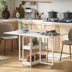 TRUUSK Eettafel Opvouwbaar Keukentafel Voor 2-4 Personen Met, Verzenden, Nieuw