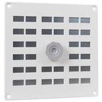 Nedco Schuifrooster 200x200mm - Wit, Doe-het-zelf en Verbouw, Verzenden, Nieuw