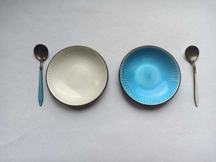 D-A (znak wybity) - David Andersen - Suikergoed schotel (4), Antiek en Kunst, Antiek | Keukenbenodigdheden