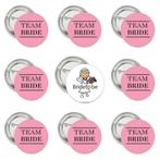 9 Buttons Bride to Be wit en Team Bride roze, Hobby en Vrije tijd, Feestartikelen, Verzenden, Nieuw, Feestartikel, Geboorte of Huwelijk