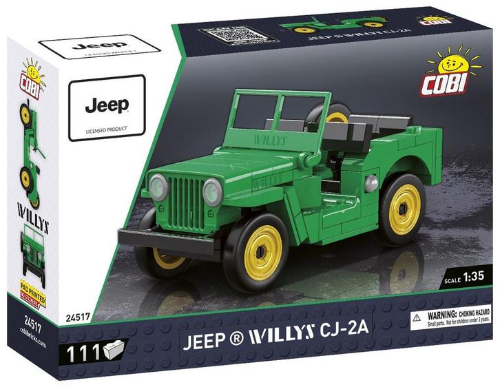 COBI 24517 JEEP WILLYS CJ-2A (Voertuigen, Modelbouwsets), Kinderen en Baby's, Speelgoed | Bouwstenen, Nieuw, Verzenden