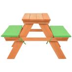 Kinderpicknicktafel met banken 89x79x50 cm massief vurenhout, Tuin en Terras, Tuinstoelen, Nieuw, Verzenden