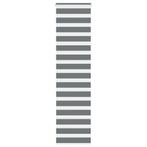 vidaXL Zebra rolgordijn 60x230 cm stofbreedte donkergrijs, Huis en Inrichting, Stoffering | Gordijnen en Lamellen, Verzenden, Nieuw