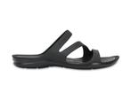 Crocs - Swiftwater Sandal Women - Zwarte Sandalen - 38 - 39, Nieuw