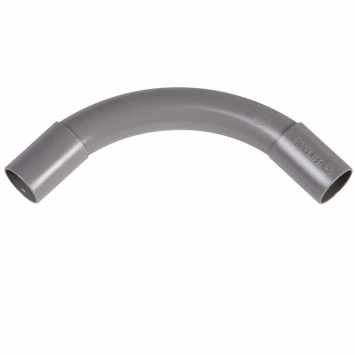 PVC bocht grijs 19mm - 10 stuks, Doe-het-zelf en Verbouw, Elektra en Kabels, Ophalen of Verzenden